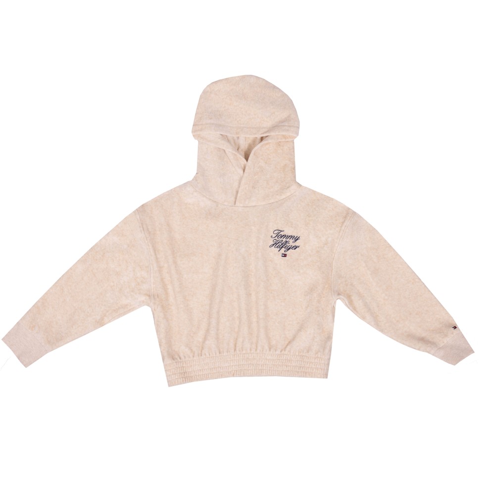 Tommy Hilfiger Script Velour Hoodie