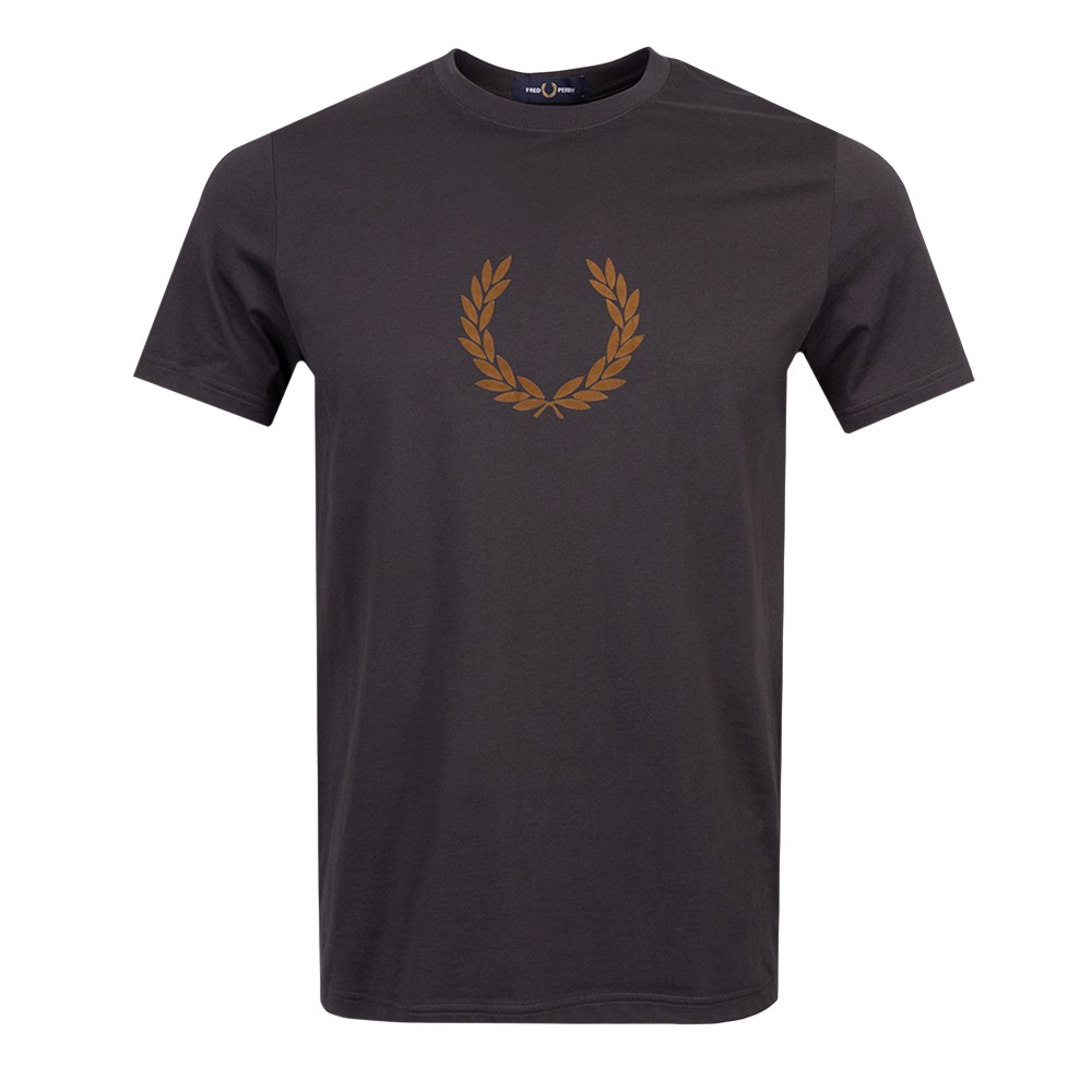 Fred Perry Flocked Laurel Wreath T-Shirt