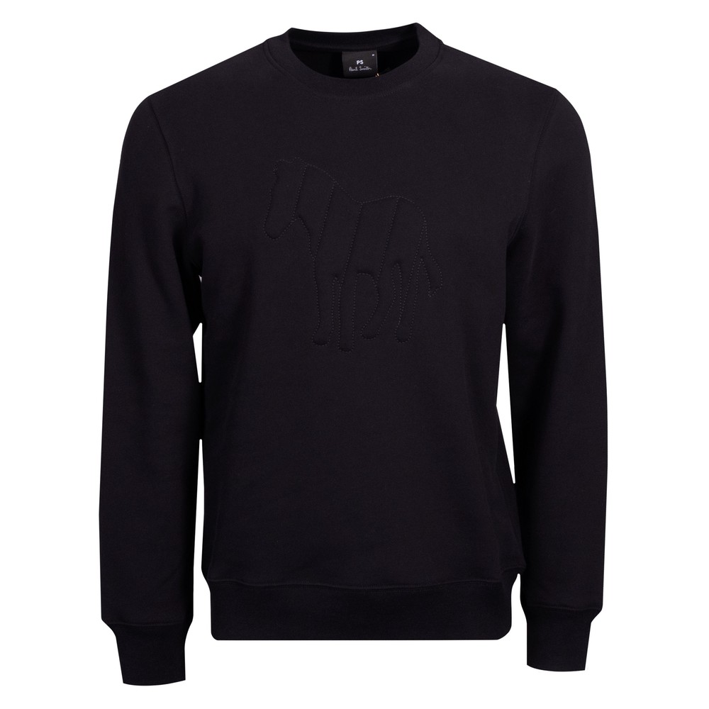 Ps Paul Smith Embroidered Zebra Crewneck Sweatshirt