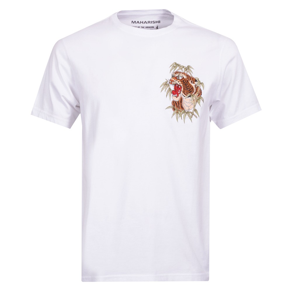 Maharishi Maha Tiger Embroidered T Shirt