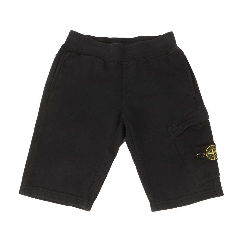 Stone Island Junior Button Badge Jogger Short