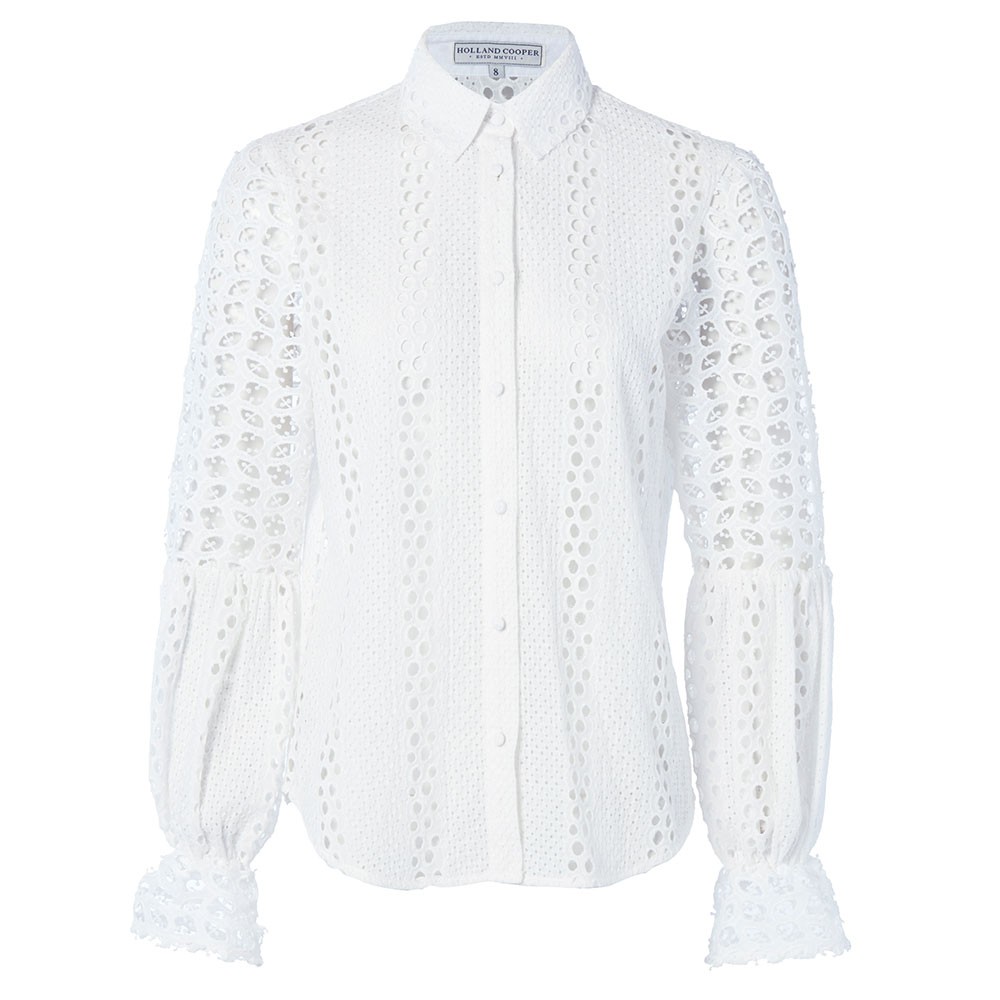 Holland Cooper Broderie Lace Shirt