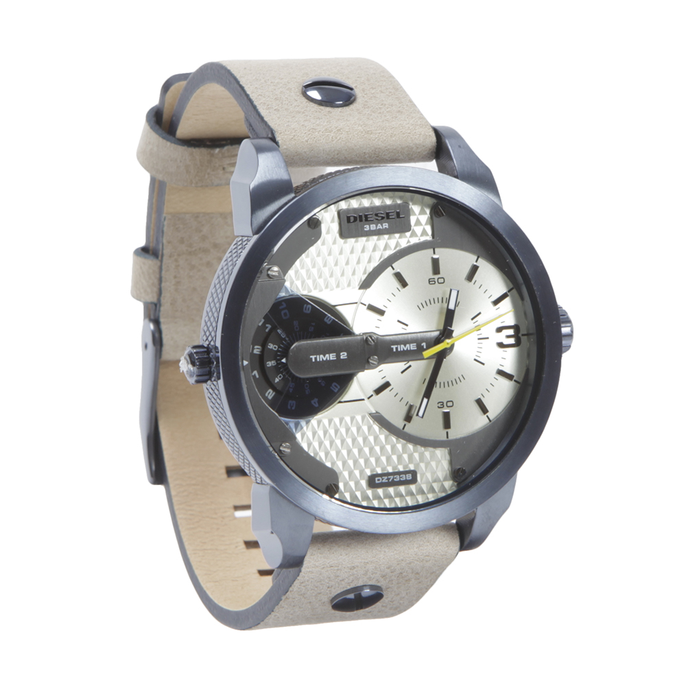 Diesel DZ7338 Mini Daddy Leather Watch