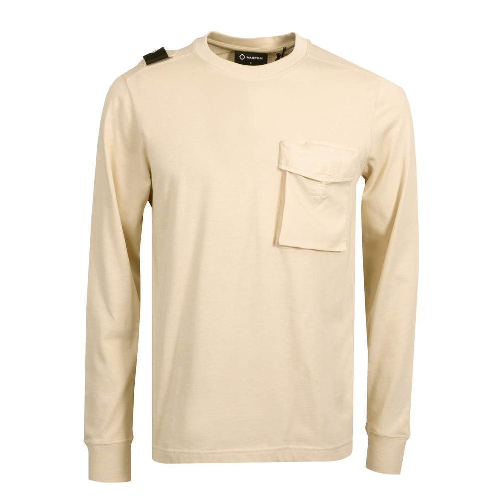 Ma.Strum Long Sleeve Cargo Pocket T Shirt