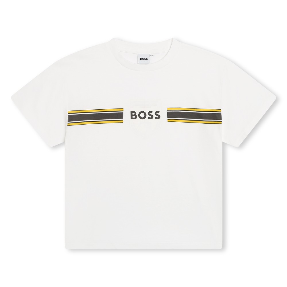 BOSS J50726 Chest Stripe Logo T-Shirt