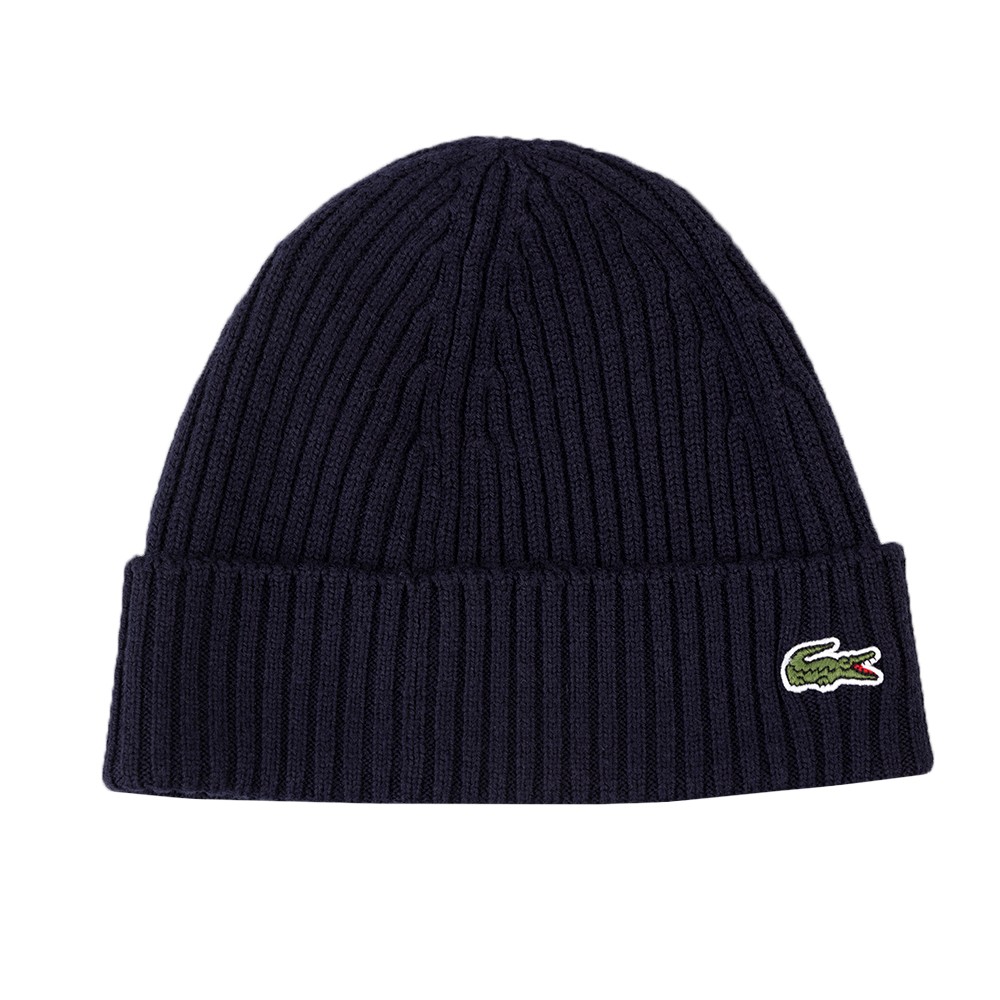 Lacoste RB0001 Ribbed Wool Beanie