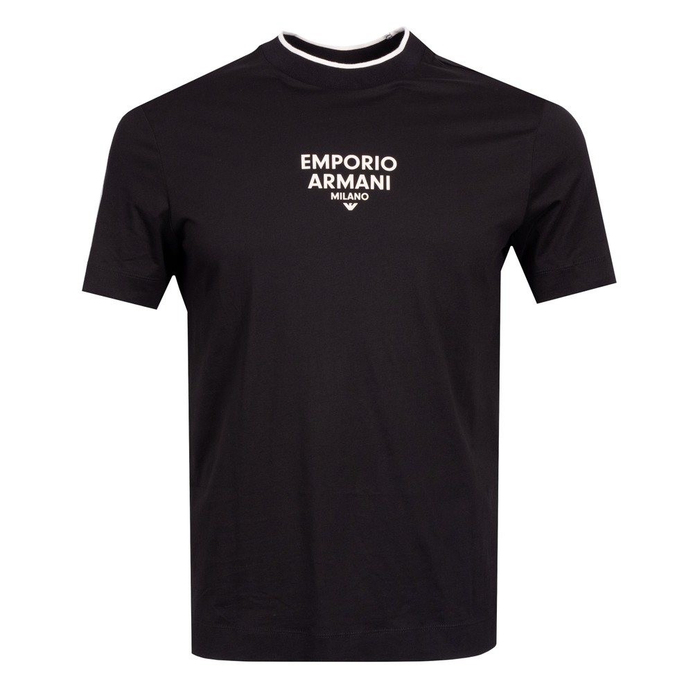 Emporio Armani Rubberised Tipped Pima T-Shirt