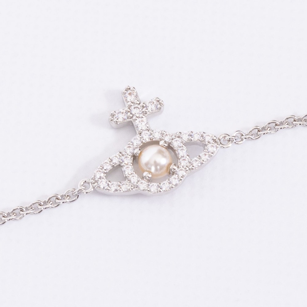 Vivienne Westwood Olympia Pearl Chain Bracelet