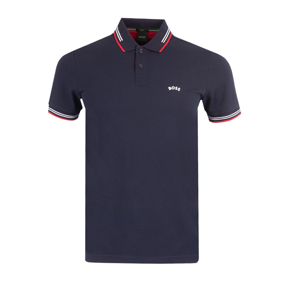 BOSS Athleisure Paul Curved Slim Fit Polo Shirt