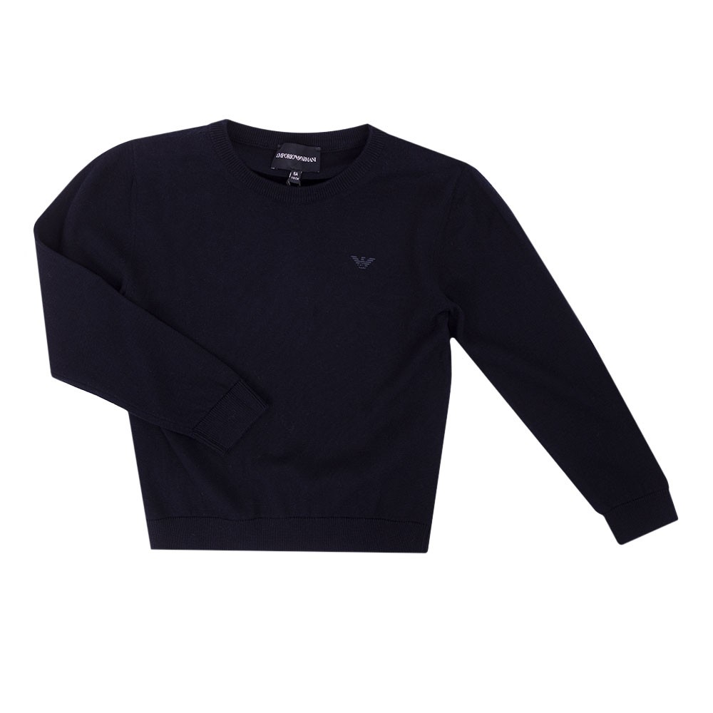 Emporio Armani Small Logo Knitted Crew Jumper