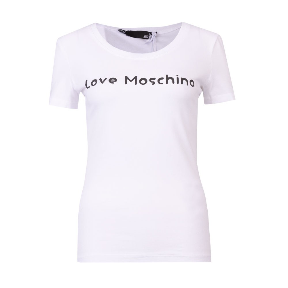 Love Moschino Basic Logo T Shirt