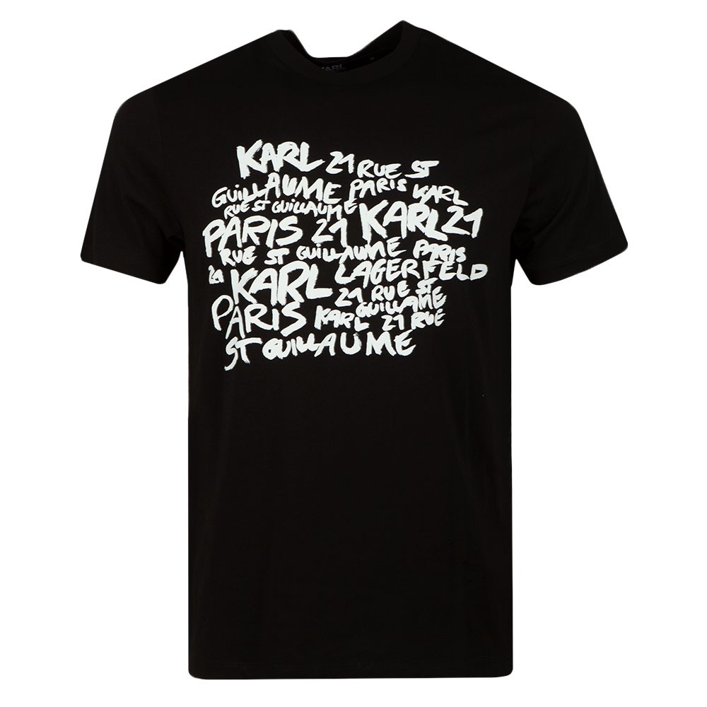 Karl Lagerfeld Graffiti Logo T Shirt