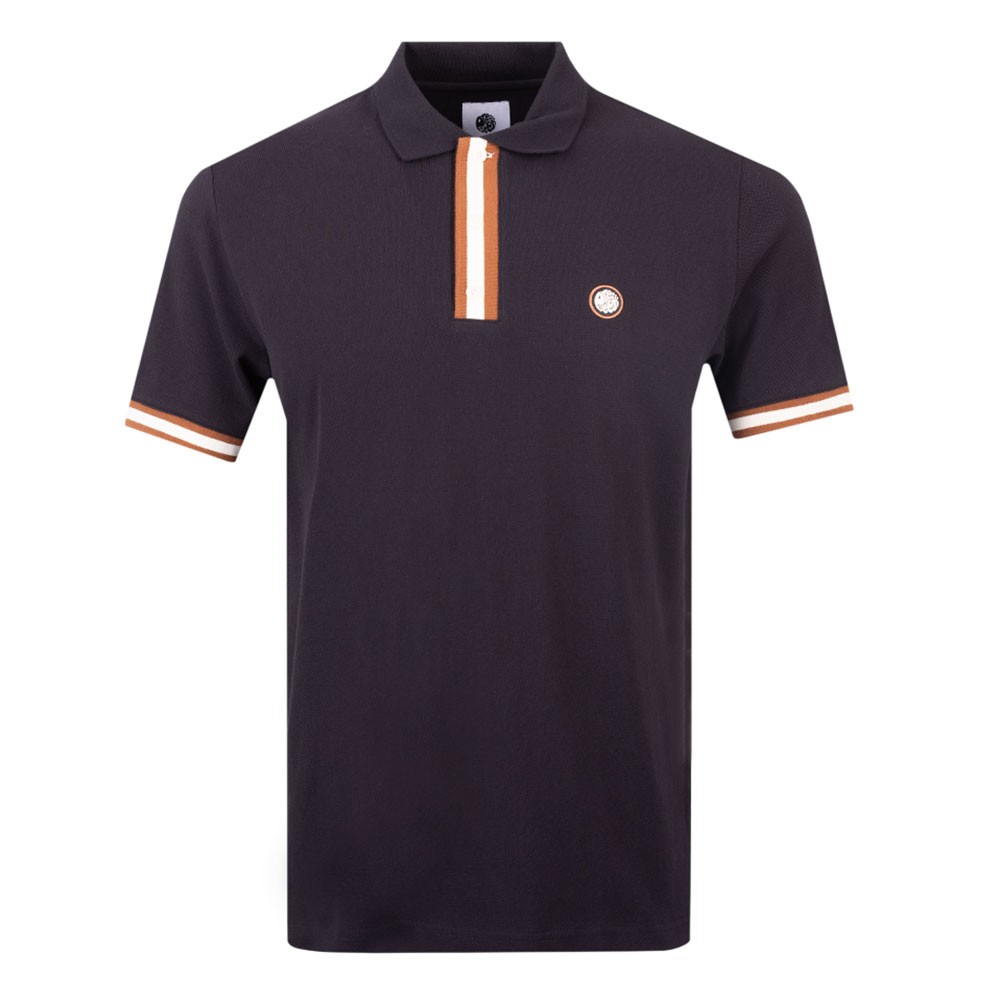 Pretty Green Boston Placket Stripe Polo