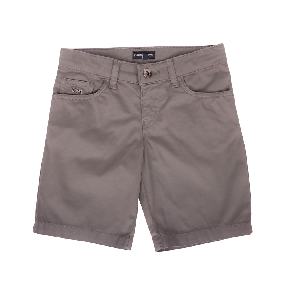 Emporio Armani Metal Badge Chino Short