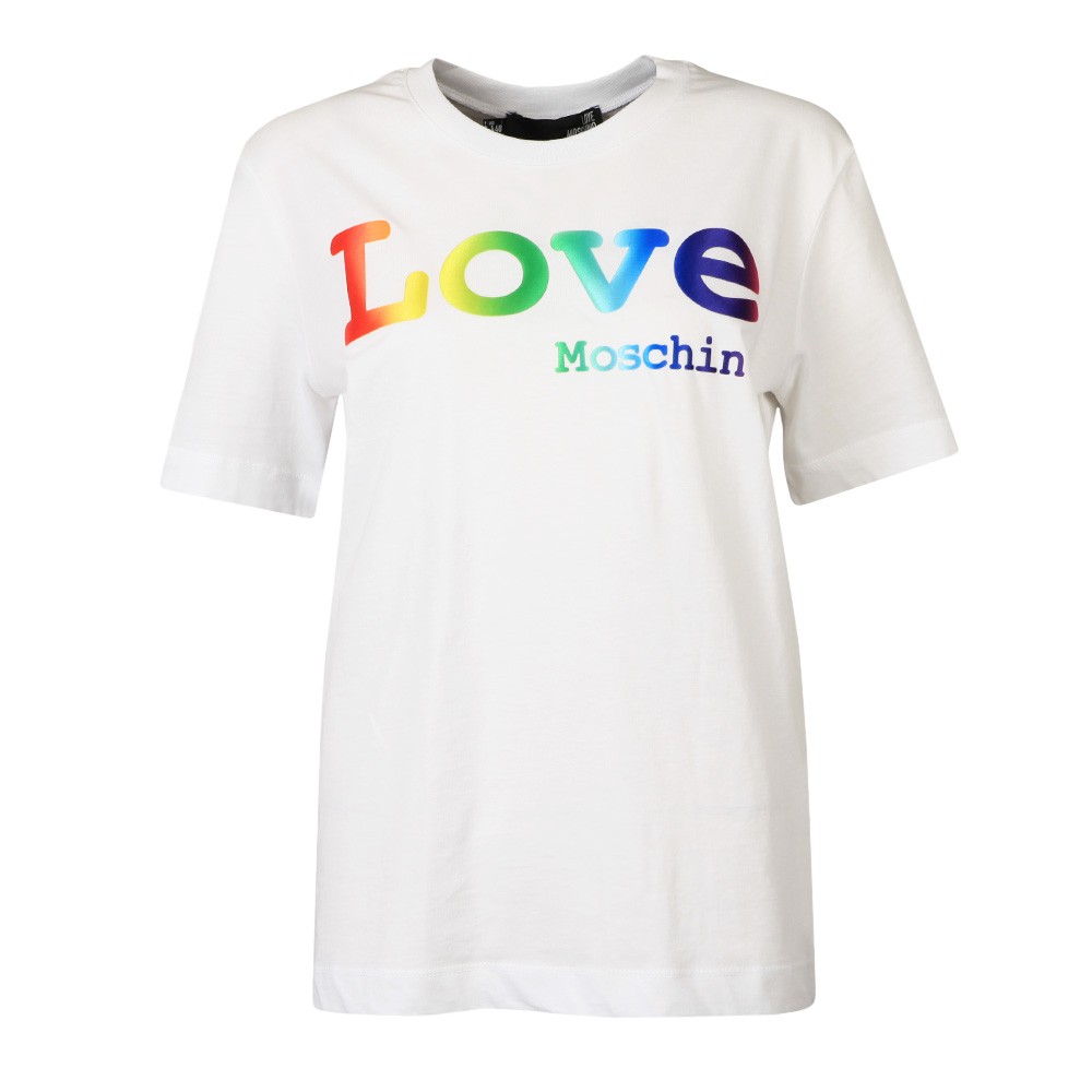 Love Moschino Rainbow Love T Shirt