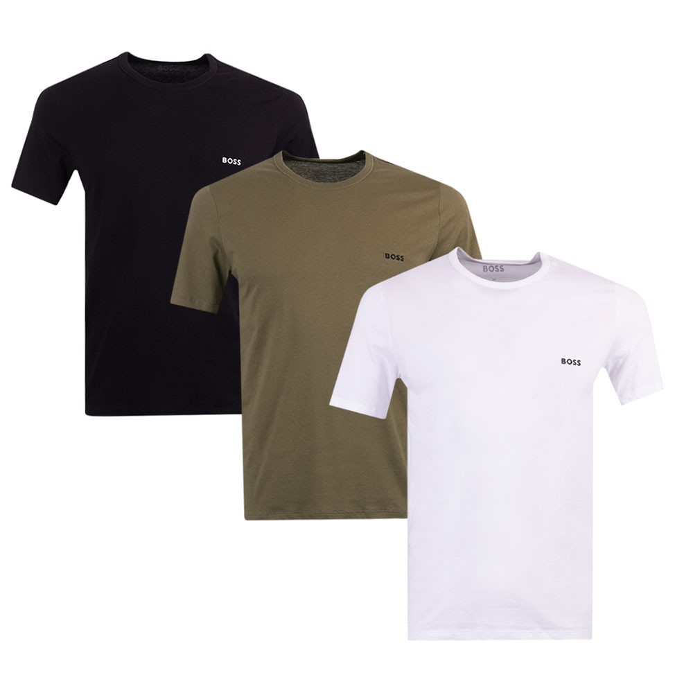 BOSS Bodywear 3 Pack Crew Neck T Shirt