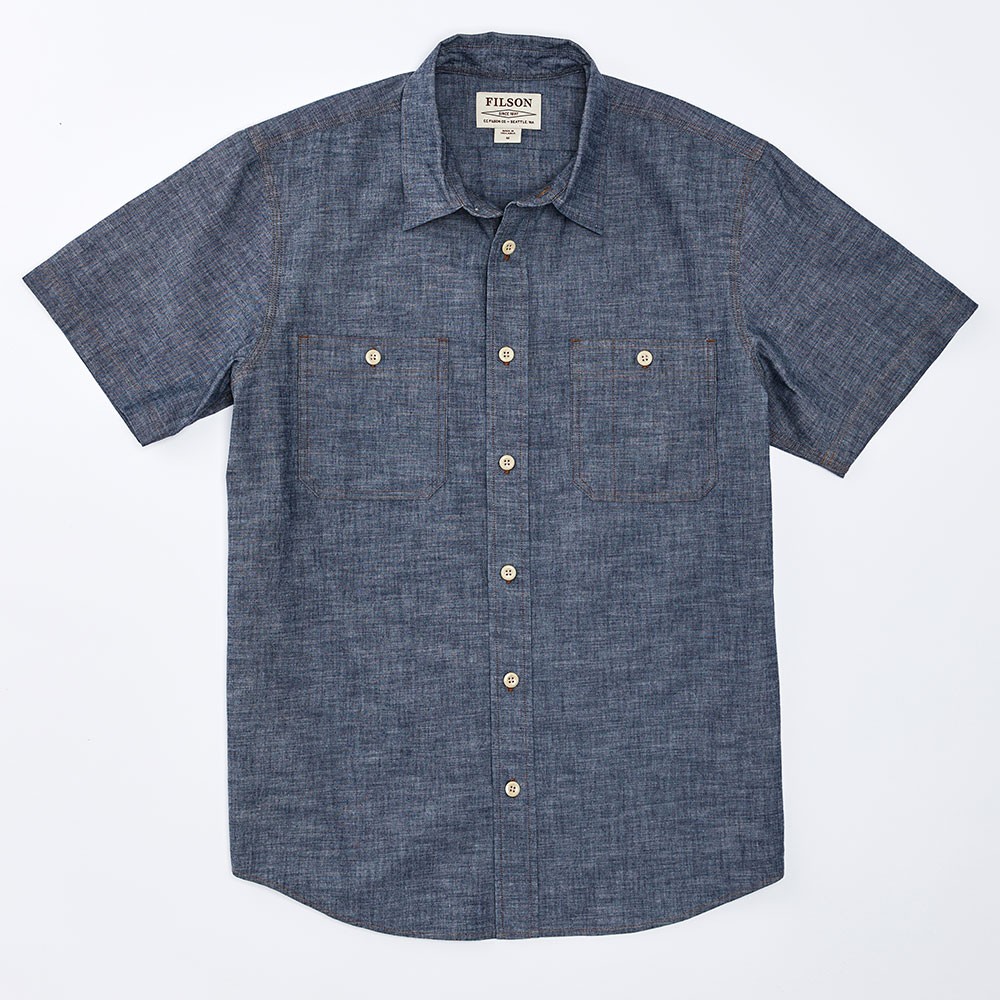 Filson Chambray Short Sleeve Shirt