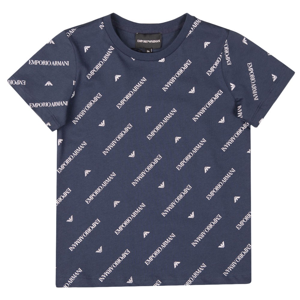 Emporio Armani Allover Logo T-Shirt