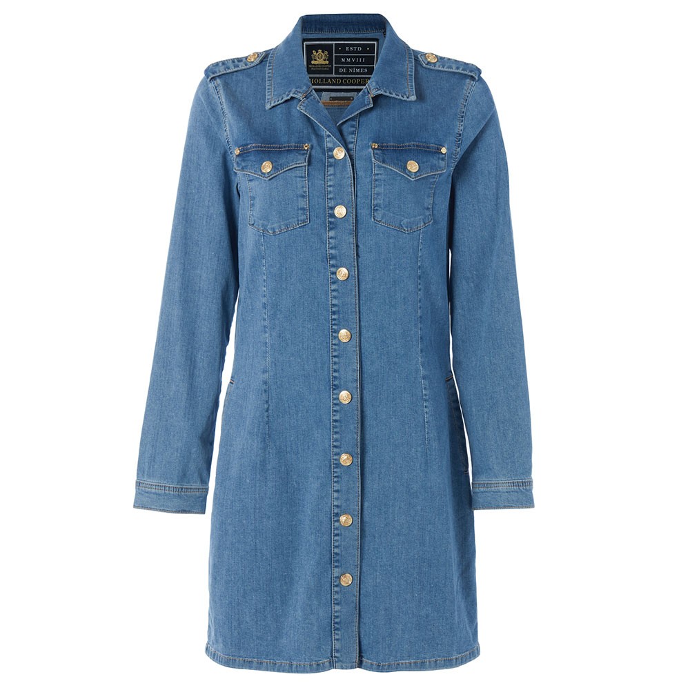 Holland Cooper Denim Shirt Dress