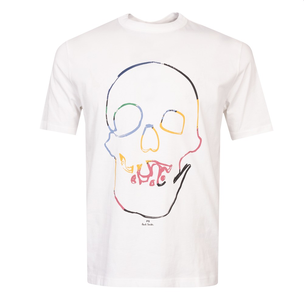 Ps Paul Smith Linear Skull T-Shirt