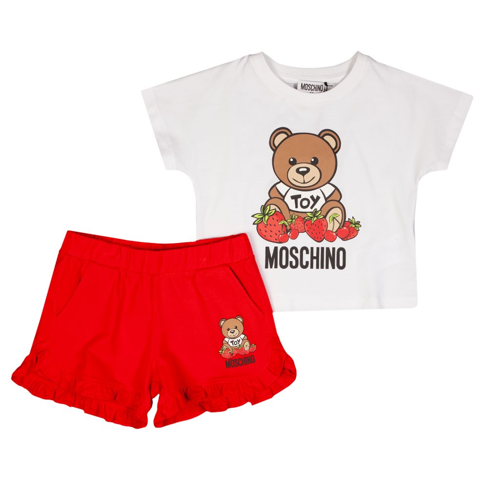 Moschino Bear T Shirt & Short Set