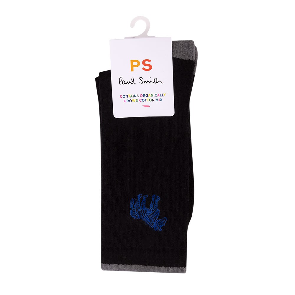 Ps Paul Smith Blue Zebra Logo Socks