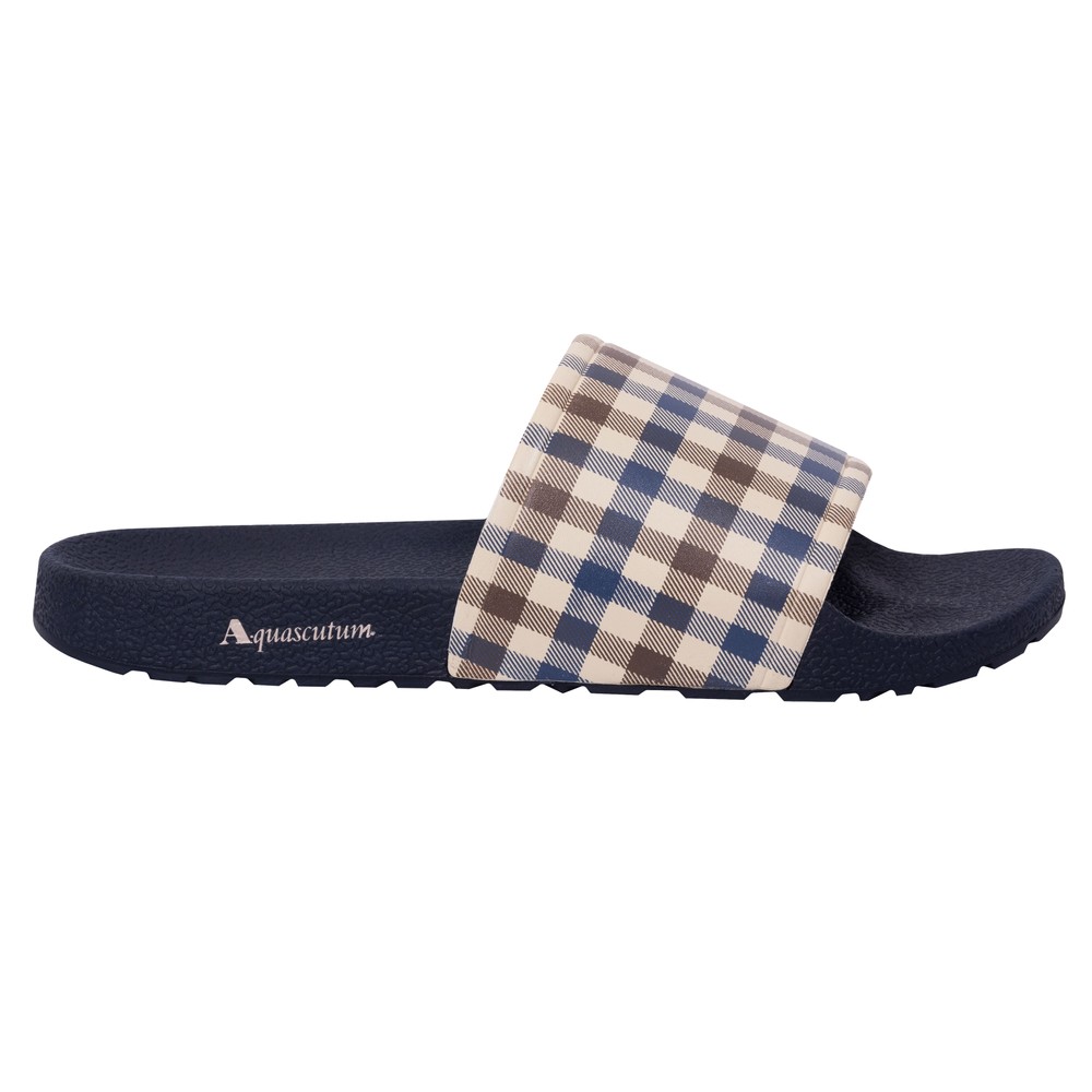 Aquascutum Beach Check Slides