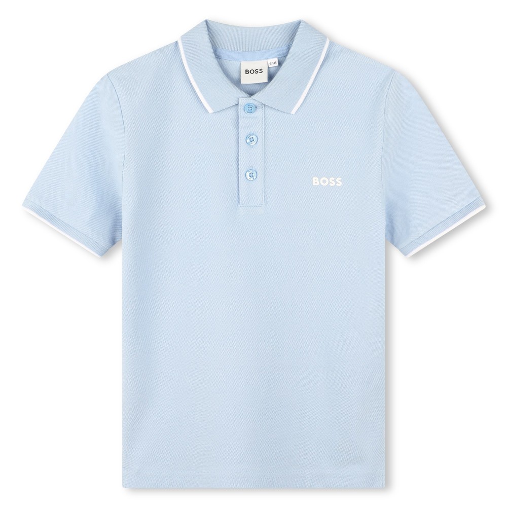 BOSS J25O25 Tipped Polo Shirt