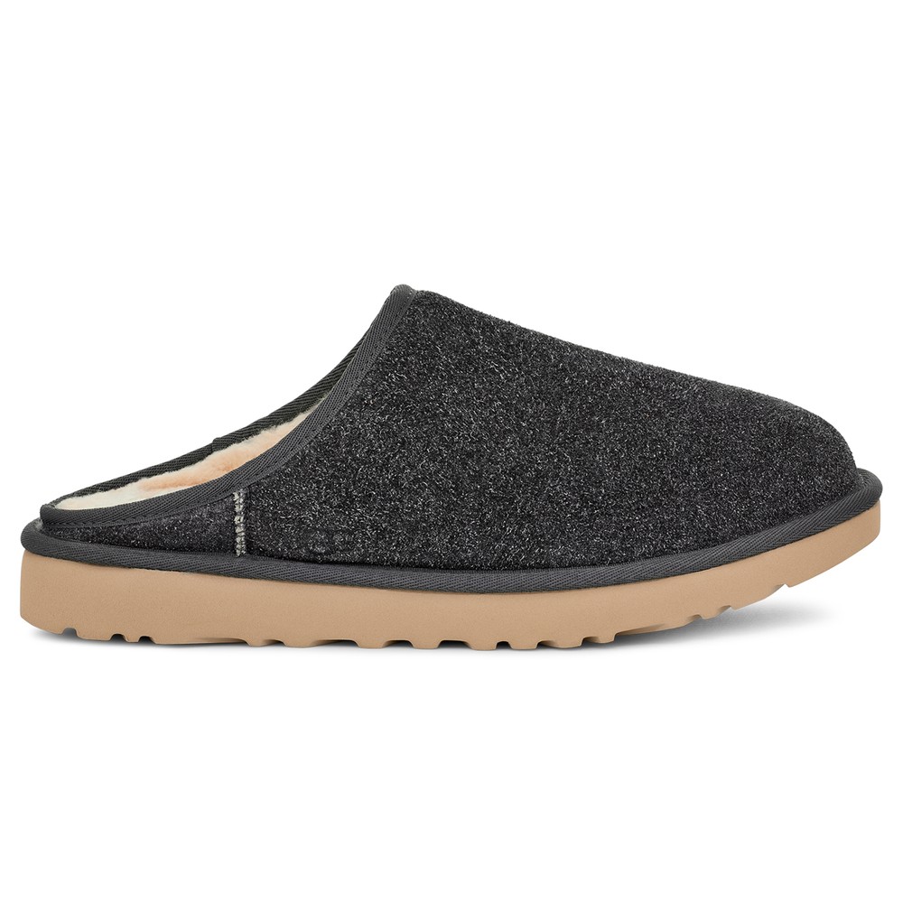 Ugg Classic Slip On Shaggy Suede Slipper