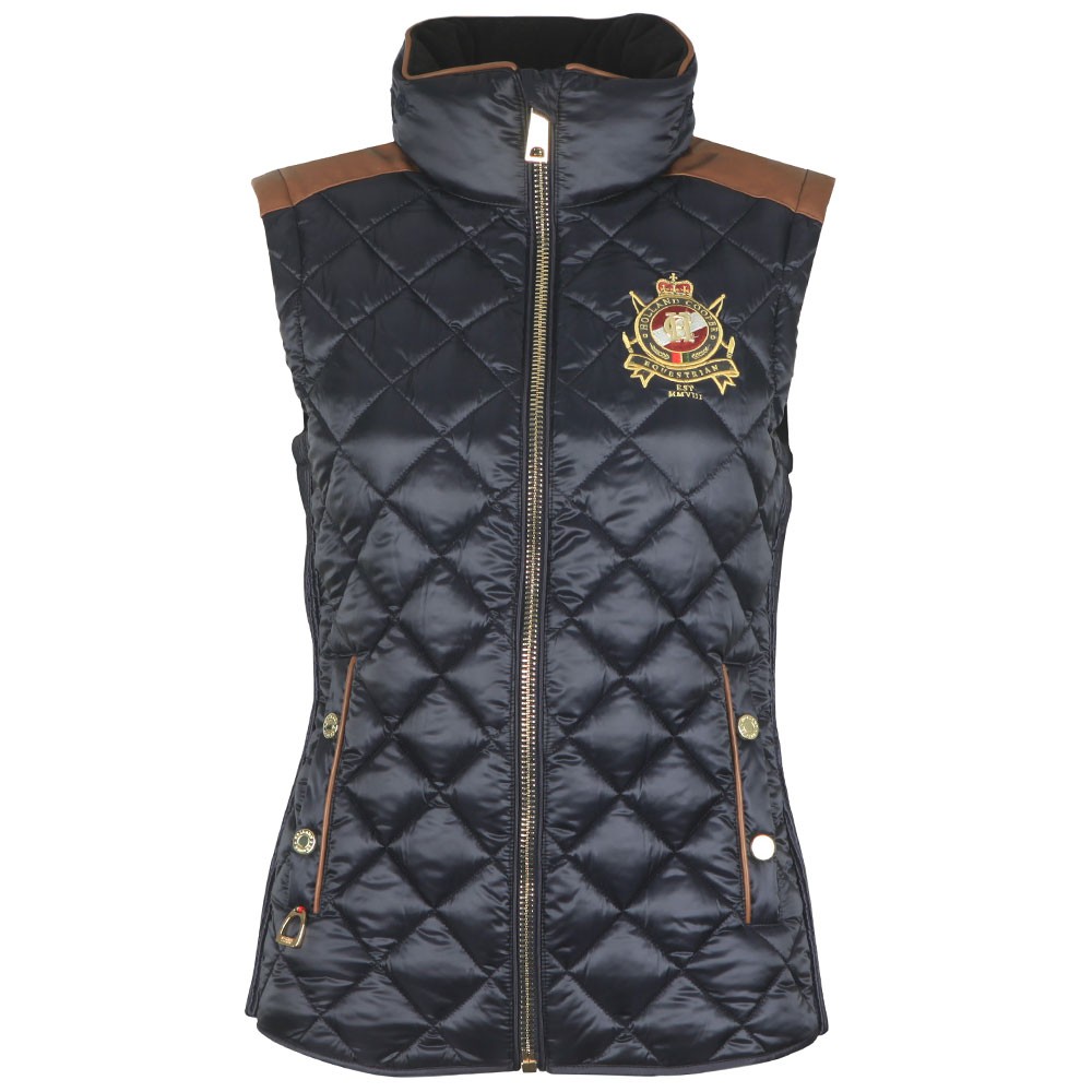 Holland Cooper Equi Diamond Quilt Gilet