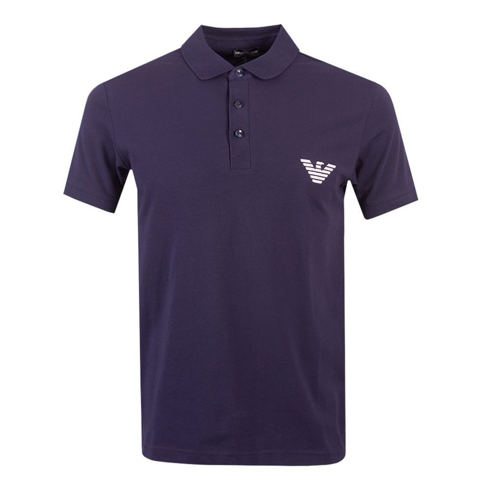 Emporio Armani Large Chest Logo Polo Shirt