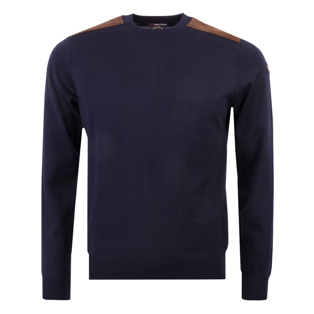 Paul & Shark Leather Patch Jumper