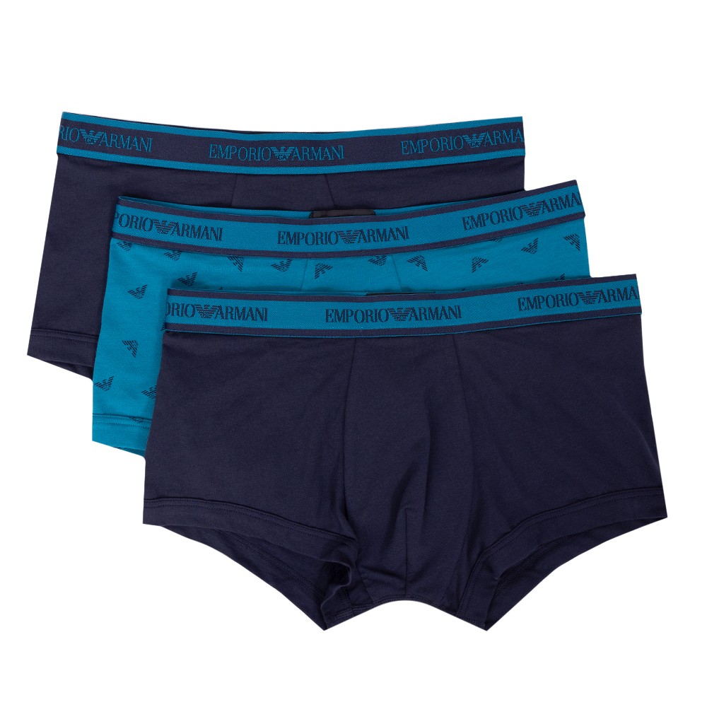 Emporio Armani 3 Pack Stretch Cotton Trunk