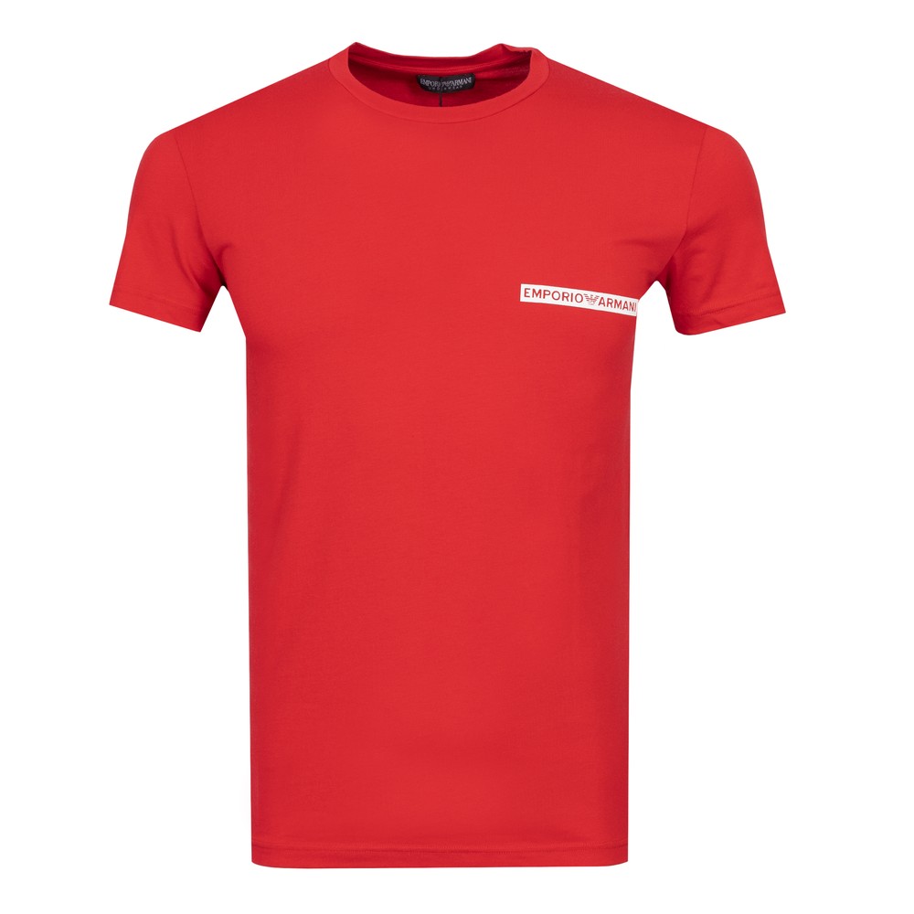 Emporio Armani Strip Logo Stretch T Shirt