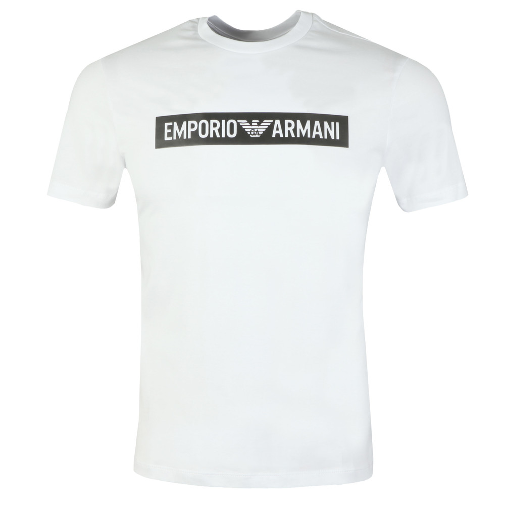 Emporio Armani Strip Logo T Shirt