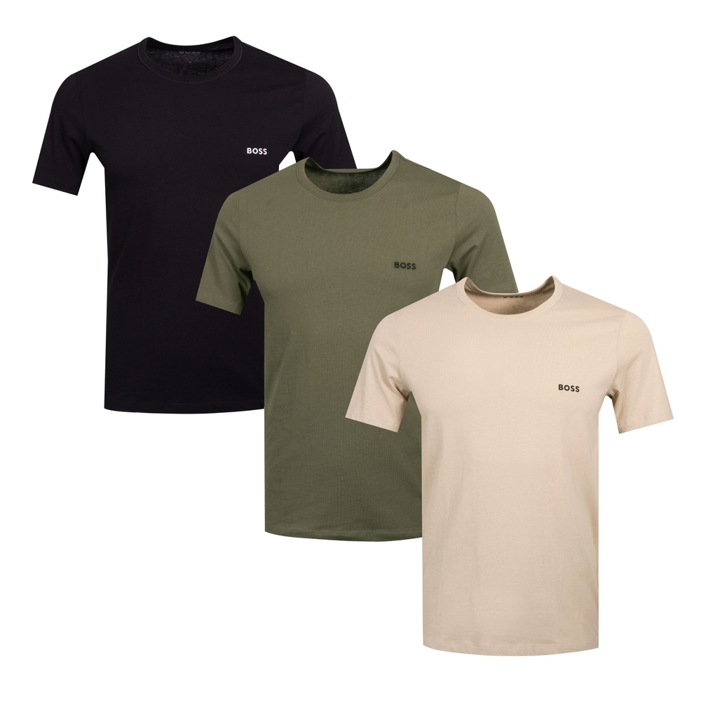 BOSS Bodywear 3 Pack Crew Neck T Shirt