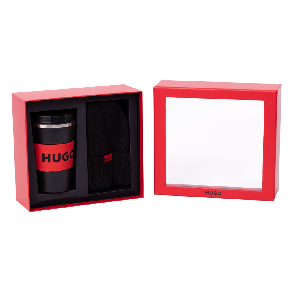 Hugo Flask & Beanie Gift Set