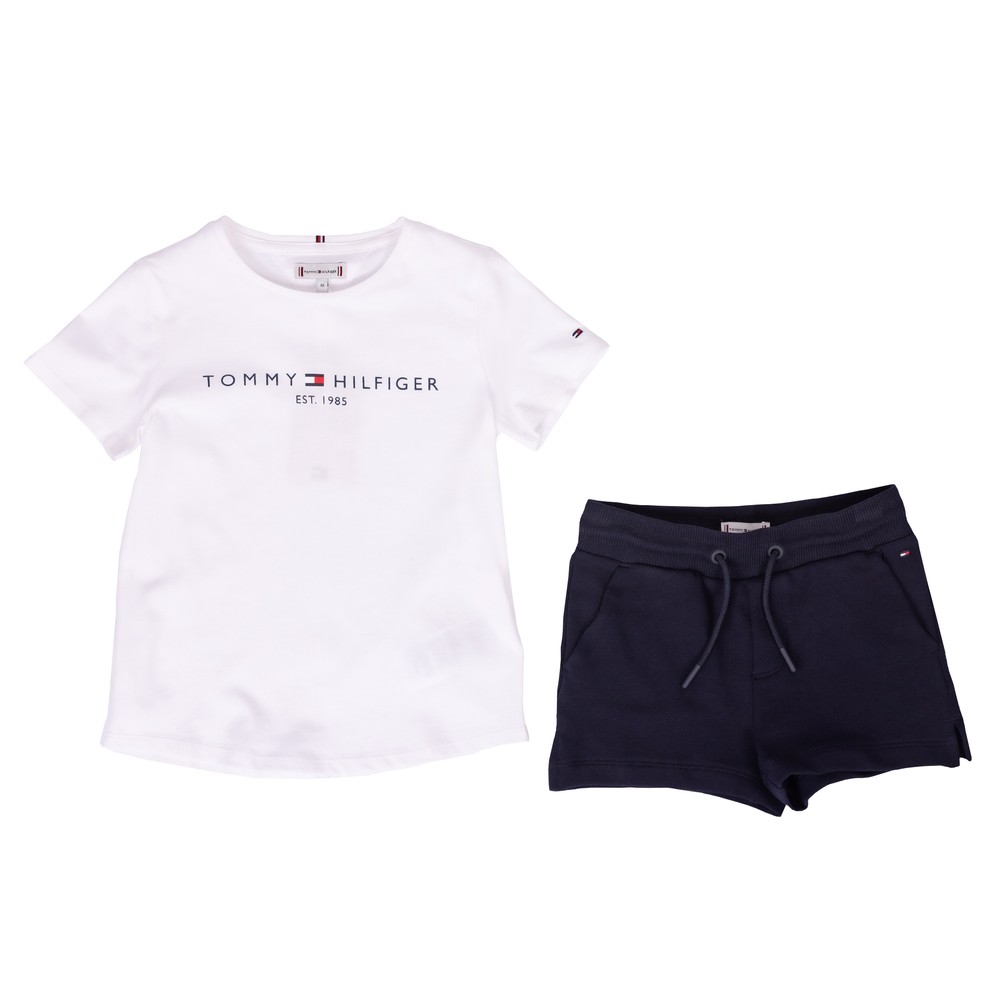 Tommy Hilfiger Kids Essential Girls T Shirt & Short Set