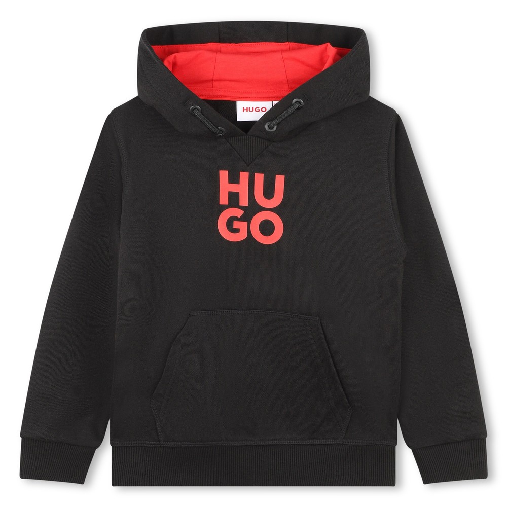 Hugo G00022 Stacked Logo Hoody