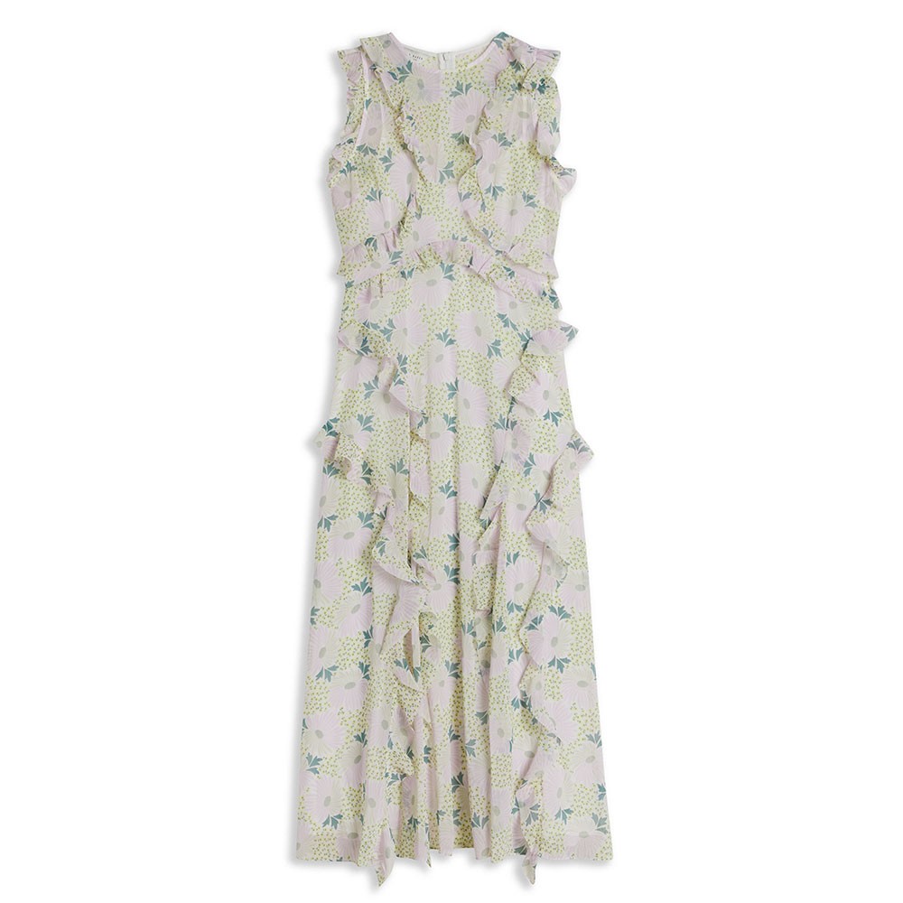 Ted Baker Calinia Sleeveless Waterfall Midi Dress