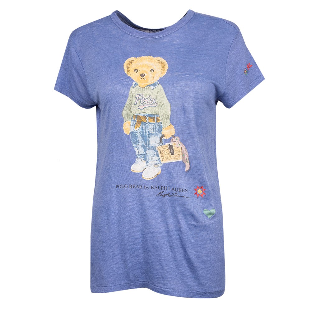 Polo Bear By Ralph Lauren Jersey Linen T Shirt