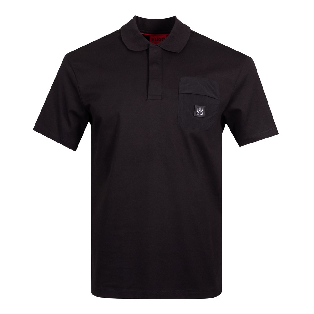 Hugo Domer Stacked Logo Polo Shirt