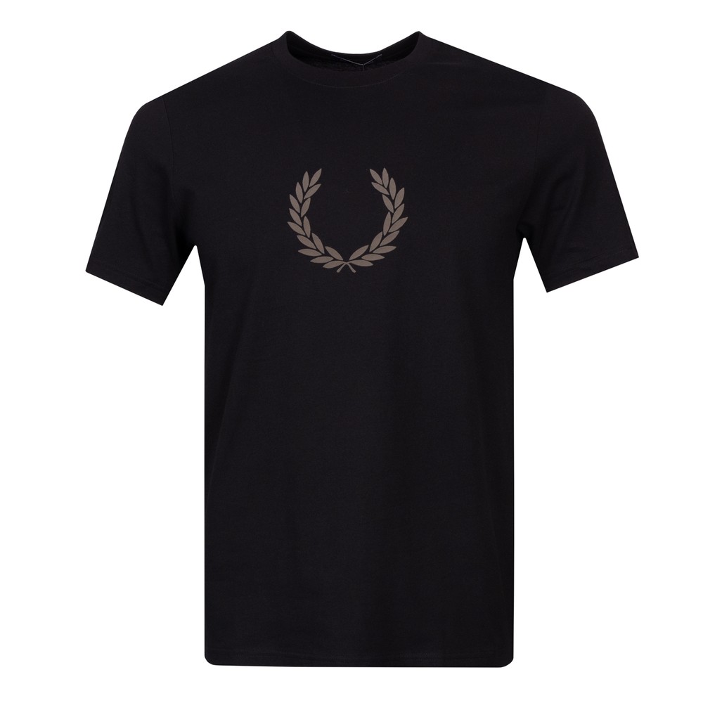 Fred Perry Flocked Laurel Wreath T-Shirt