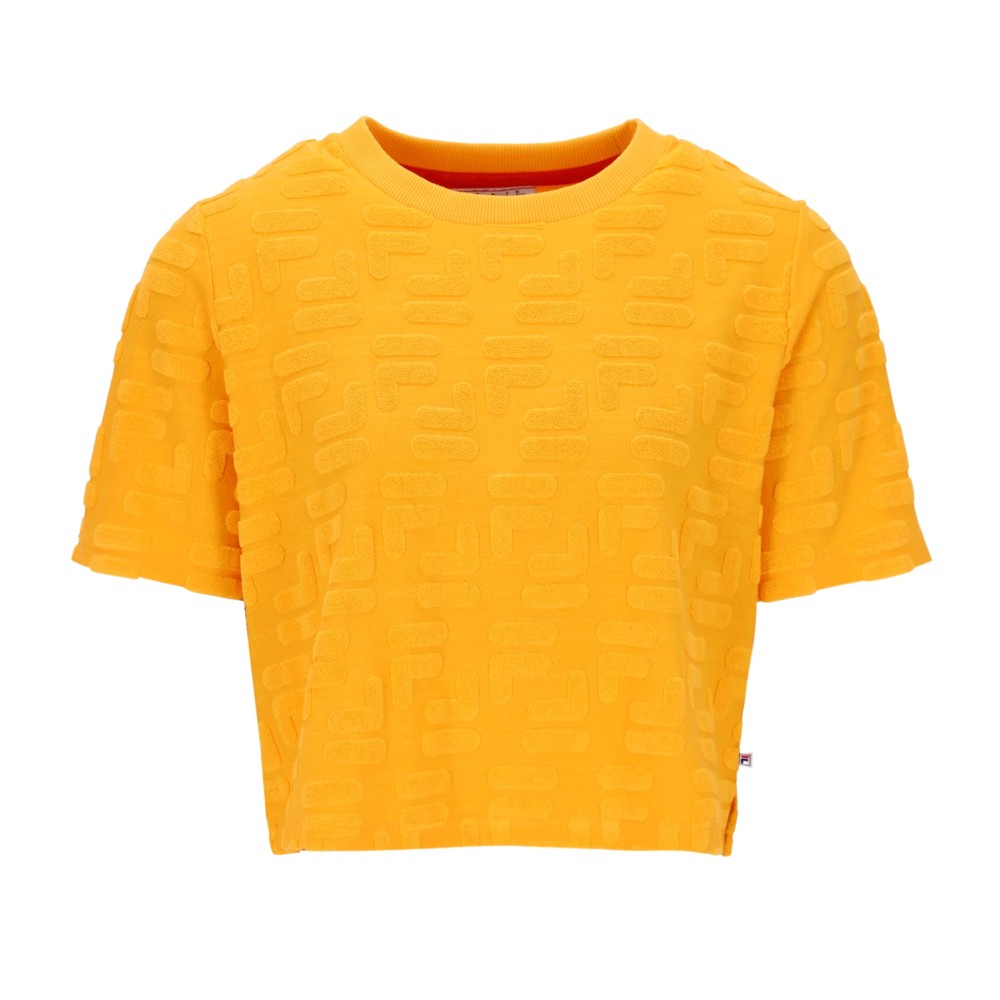Fila Kylin Terry Towelling Burn Out Tee