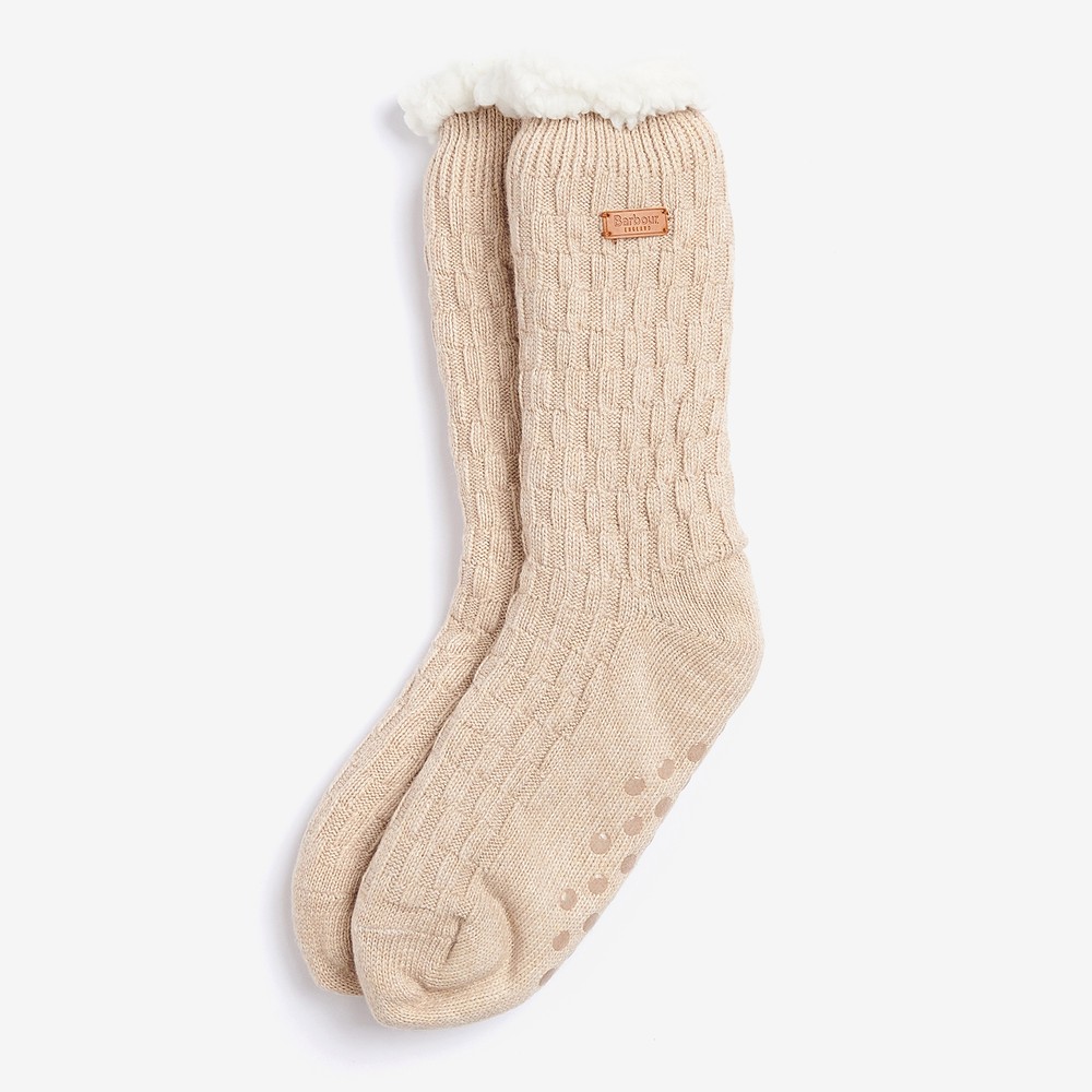 Barbour Lifestyle Cable Knit Lounge Sock