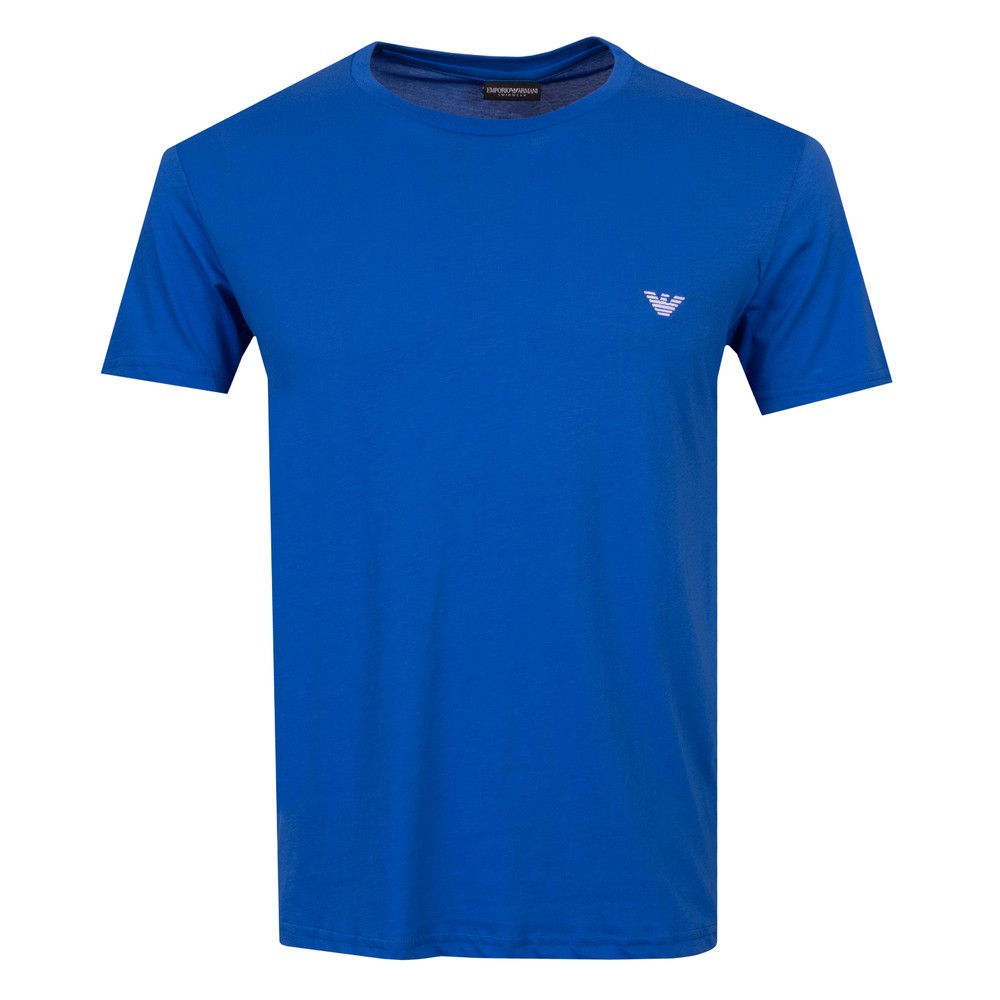 Emporio Armani Embroidered Eagle Stretch T Shirt