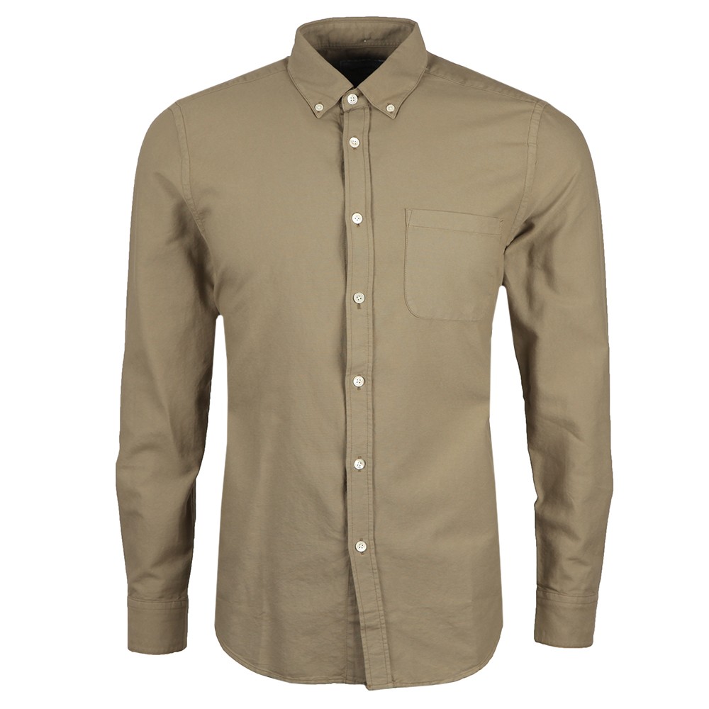 Portuguese Flannel Belavista Plain Long Sleeve Shirt
