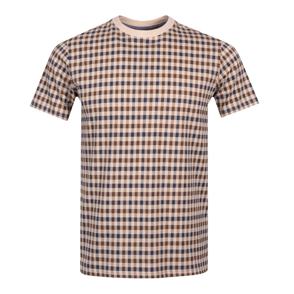 Aquascutum Active Club Check T Shirt