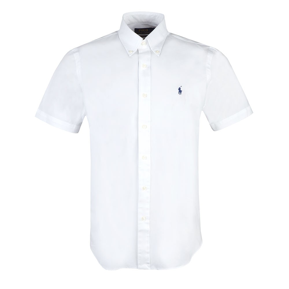 Polo Ralph Lauren Short Sleeve Custom Fit Poplin Shirt