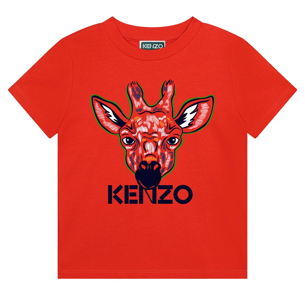 Kenzo Kids Giraffe Logo T Shirt